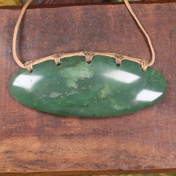Breastplate or Shield carved from Hapopo Pounamu - NZ Greenstone