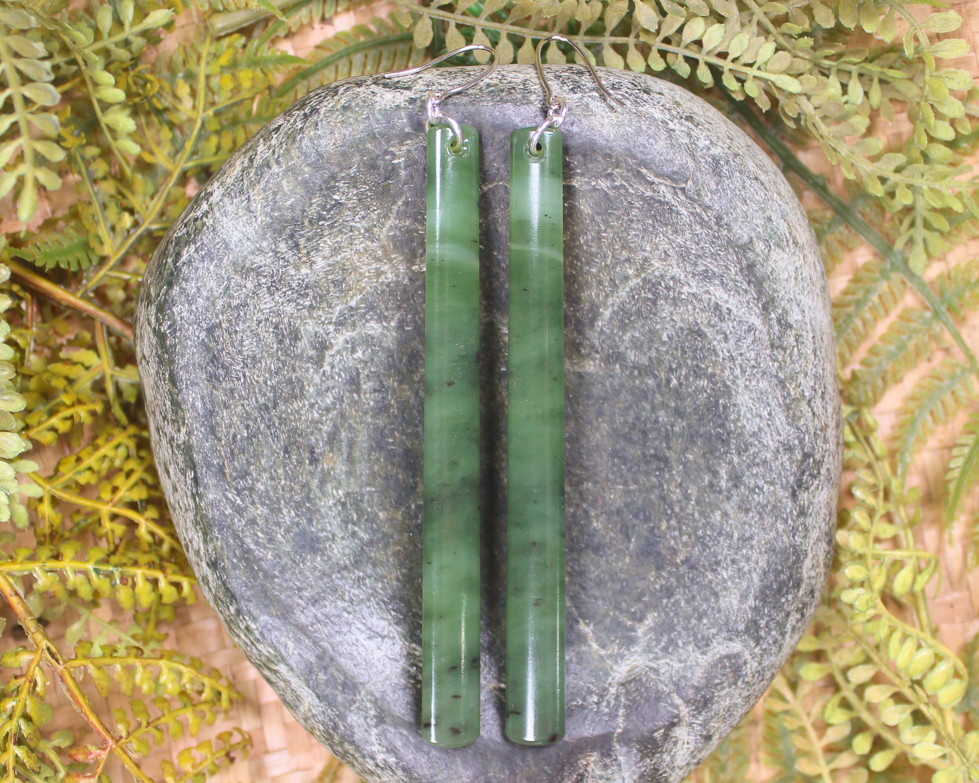 Hapopo Pounamu Earrings