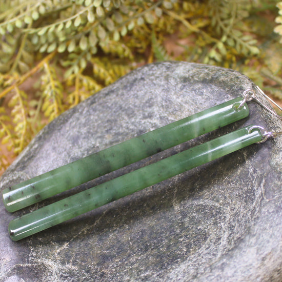 Hapopo Pounamu Earrings