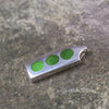 Sterling silver hapopo pounamu pendant