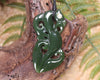 Manaia carved from Kawakawa Pounamu - NZ Greenstone