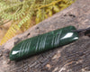 Taniwha Tooth or Niho carved from Kawakawa Pounamu - NZ Greenstone