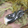 Manaia pendant carved from Rimu Pounamu - NZ Greenstone
