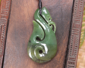 Manaia carved from Hapopo Pounamu - NZ Greenstone