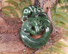 Manaia carved from Hapopo Pounamu - NZ Greenstone