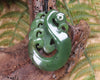 Manaia carved from Hapopo Pounamu - NZ Greenstone
