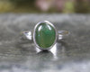 Sterling Silver Hapopo Pounamu Ring - NZ Greenstone