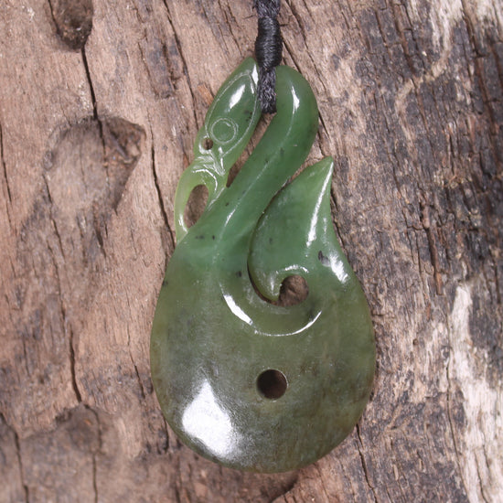 Manaia carved from Hapopo Pounamu - NZ Greenstone