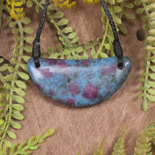 Ruby and Kyanite breastplate