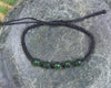 Adjustable cord bracelet with Pounamu