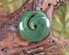 Koru carved from Hapopo Pounamu - NZ Greenstone