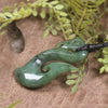 Hapopo pounamu manaia pendant - NZ Greenstone