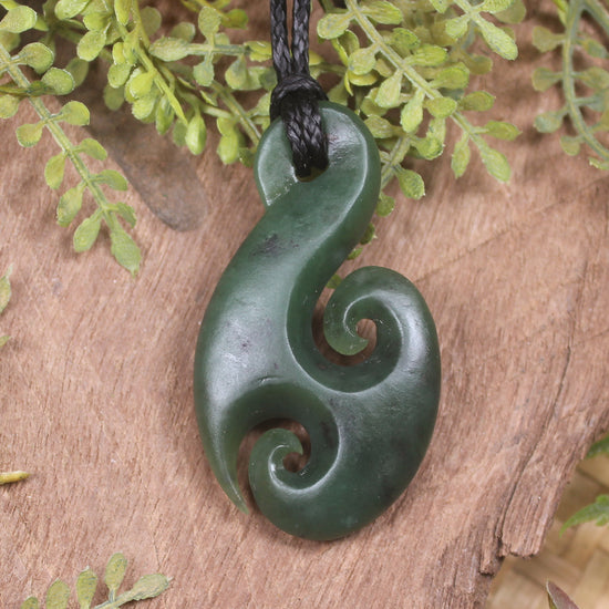 Hapopo Pounamu Koru - NZ Greenstone