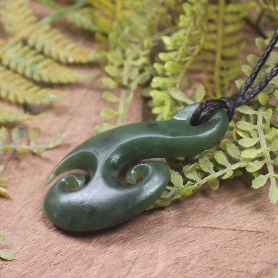 Hapopo Pounamu Koru - NZ Greenstone