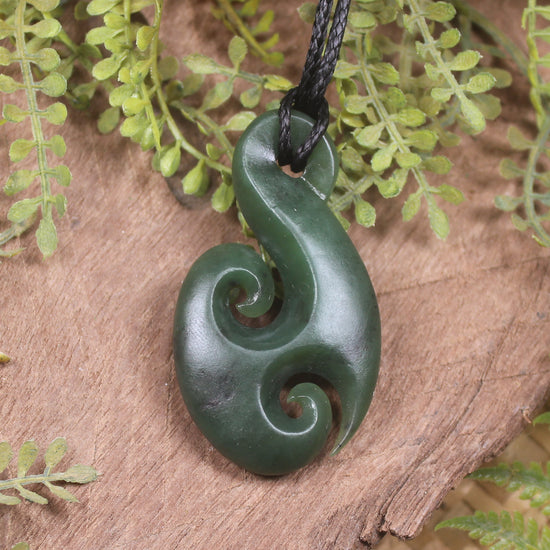 Hapopo Pounamu Koru - NZ Greenstone
