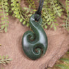 Hapopo Pounamu Koru - NZ Greenstone