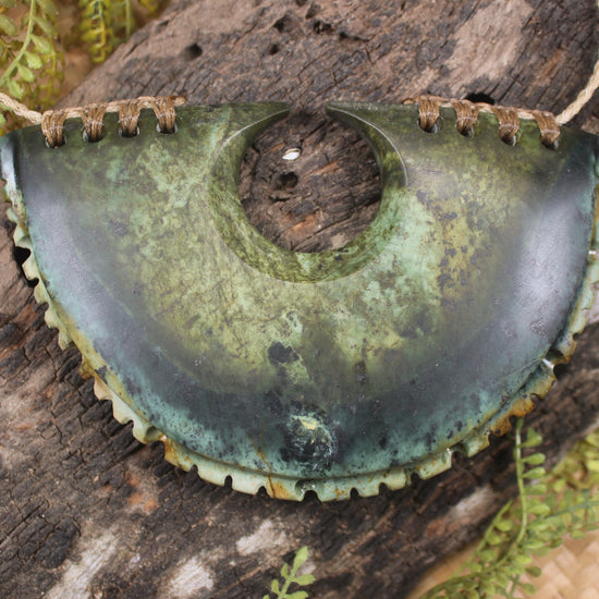 Breastplate or Shield carved from NZ Serpentine