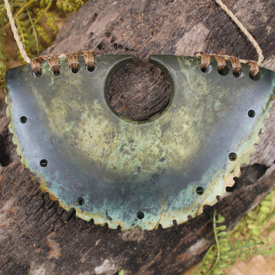 Breastplate or Shield carved from NZ Serpentine