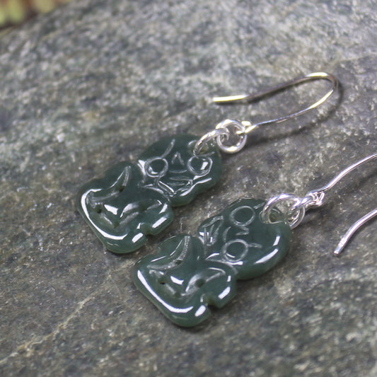 Inanga Pounamu Earrings