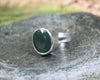 Sterling Silver Hapopo Pounamu Ring - NZ Greenstone