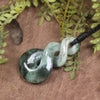 Twist carved from Kawakawa Pounamu - NZ Greenstone