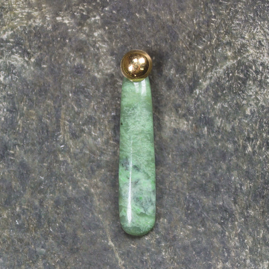 hapopo pounamu pendant gold plated