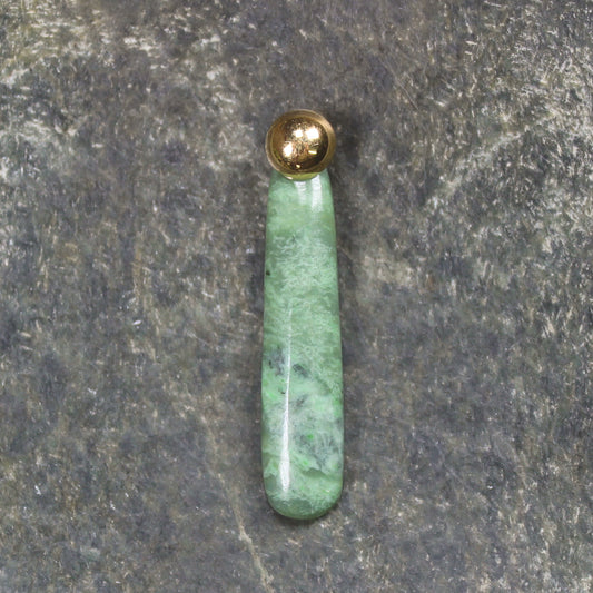 hapopo pounamu pendant gold plated