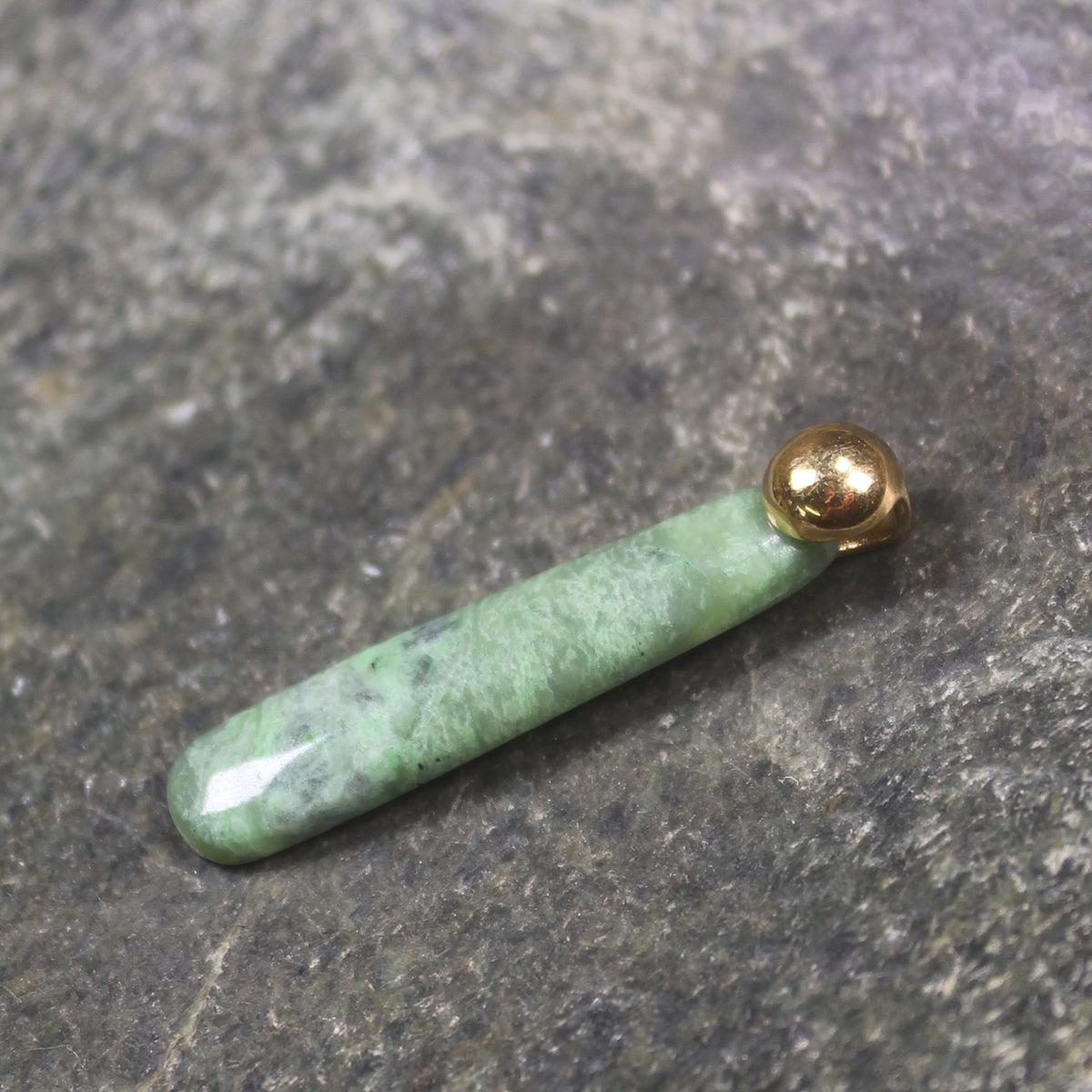 hapopo pounamu pendant gold plated