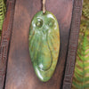 Owl pounamu pendant