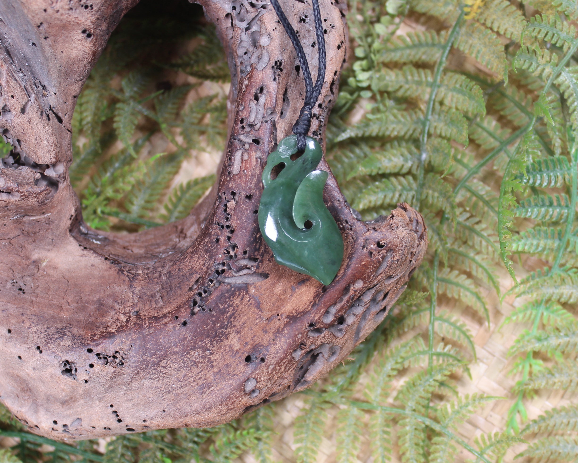 Manaia carved from Hapopo Pounamu - NZ Greenstone