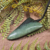 Tooth pendant carved from Kawakawa Pounamu - NZ Greenstone