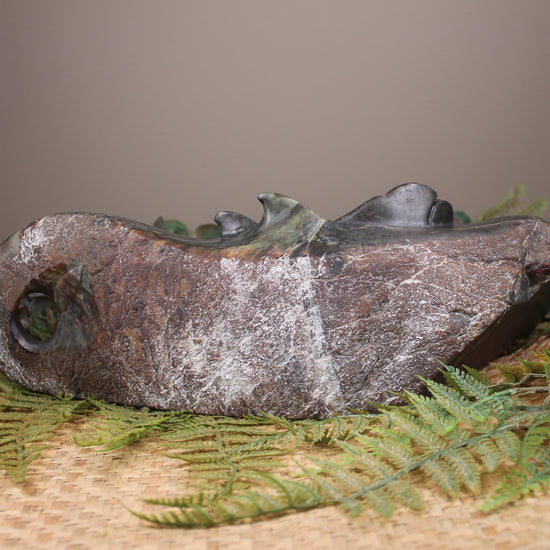 Whale sculpture - NZ Greenstone
