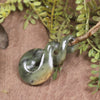 Twist or Pikorua carved from Raukaraka Pounamu - NZ Greenstone