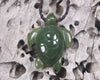 Turtle carved from Hapopo Pounamu - NZ Greenstone