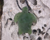 Turtle carved from Hapopo Pounamu - NZ Greenstone