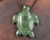 Turtle carved from Hapopo Pounamu - NZ Greenstone