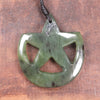 Whetumarama or Ratana Star Symbol carved from Hapopo Pounamu - New Zealand Greenstone