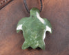 Turtle carved from Hapopo Pounamu - NZ Greenstone