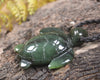 Turtle carved from Rimu Pounamu - NZ Greenstone