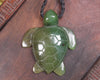 Turtle carved from Hapopo Pounamu - NZ Greenstone