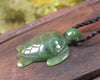 Turtle carved from Hapopo Pounamu - NZ Greenstone