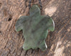 Turtle carved from Rimu Pounamu - NZ Greenstone