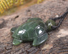 Turtle carved from Rimu Pounamu - NZ Greenstone