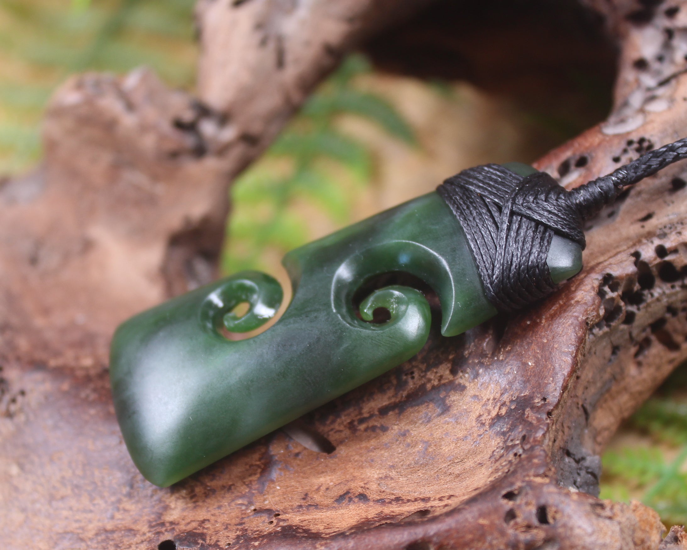 Toki with Koru pendant