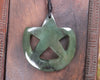 Whetumarama or Ratana Star Symbol carved from Hapopo Pounamu - New Zealand Greenstone