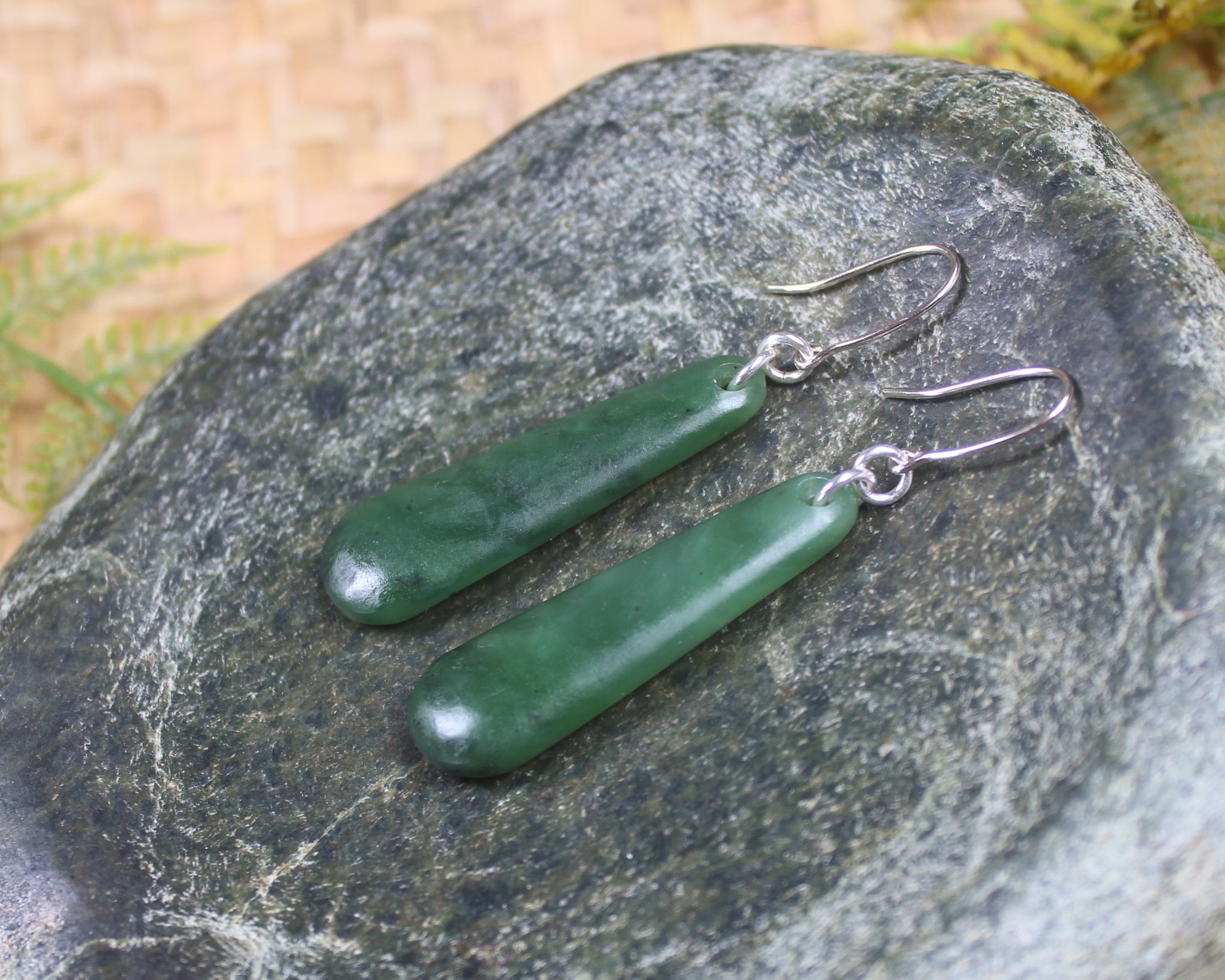 Hapopo Pounamu Earrings