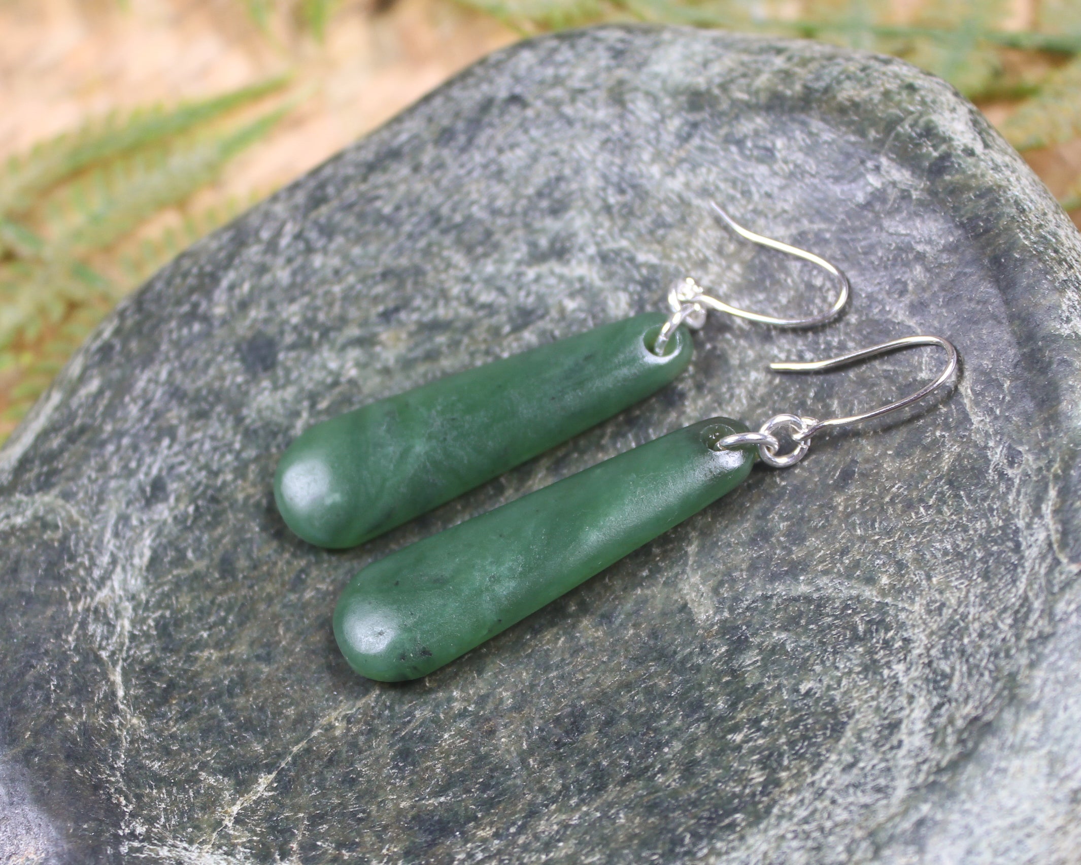 Hapopo Pounamu Earrings