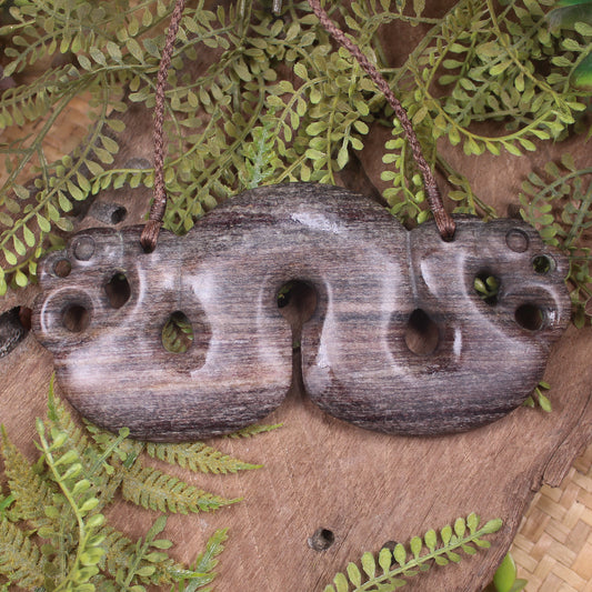 Aroha Stone Pekapeka Pendant
