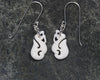 beef bone manaia earrings