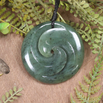 Hapopo Pounamu Koru - NZ Greenstone